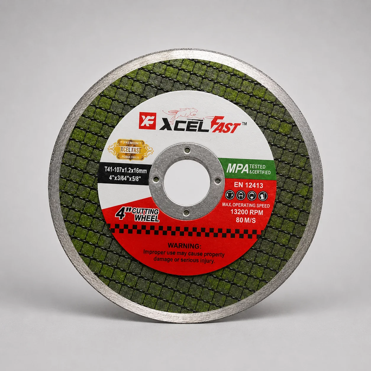 107mm Xcel Fast Stainless Steel Cutting Wheel — Cutting Wheels by Xcel Fast