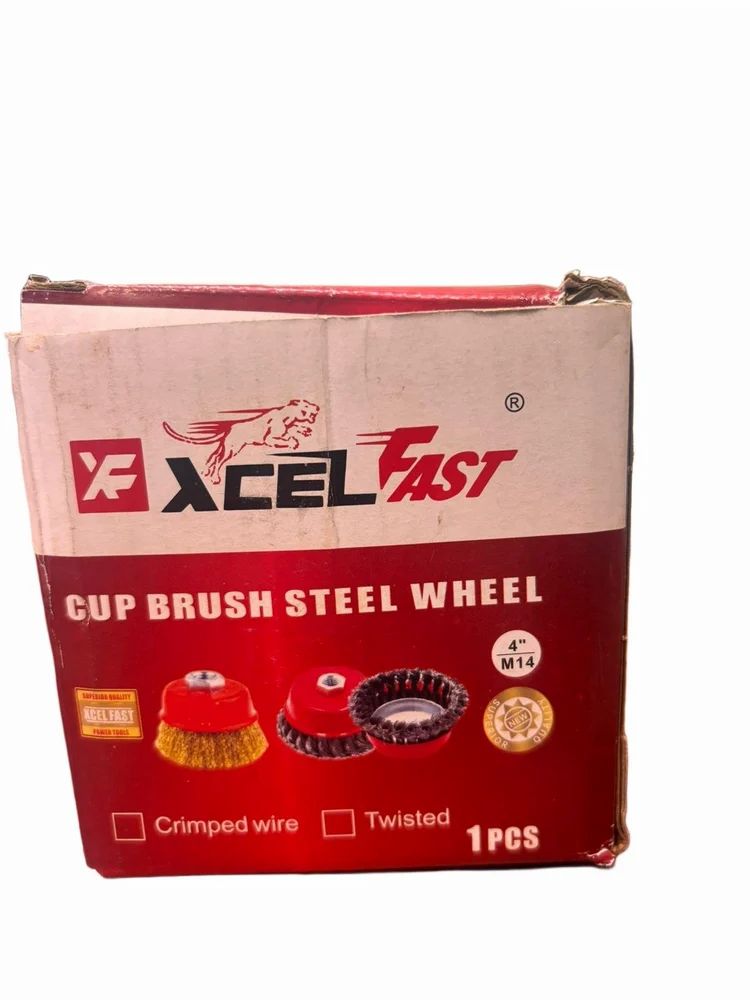 Xcel Fast Mild Steel Wire Cup Brush Steel Wheel — image 3 of 4